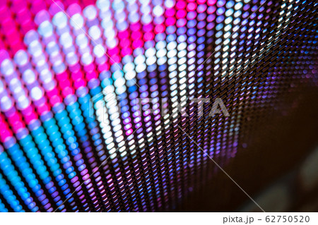 CloseUp LED blurred screen. LED soft focus CloseUp LED blurred screen. LED soft focus 62750520