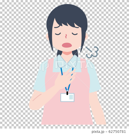 Caregiver worry home helper anxiety sigh 62750781