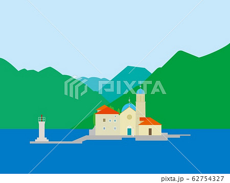 ぺラスト perast モンテネグロ montenegro ぺラスト perast モンテネグロ montenegro 62754327