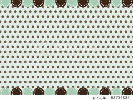 Chocolate Mint Dot Stock Illustration