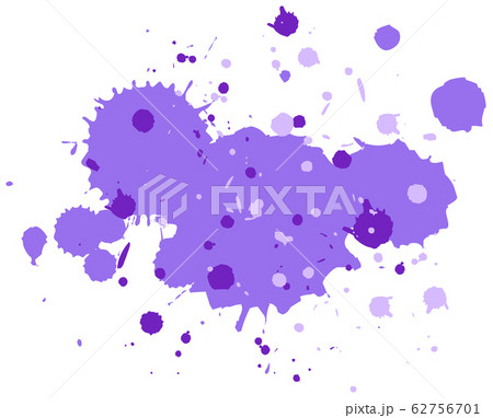 Watercolor splash in purple on white background 62756701