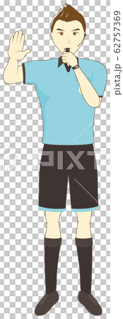 笛を吹く審判 62757369