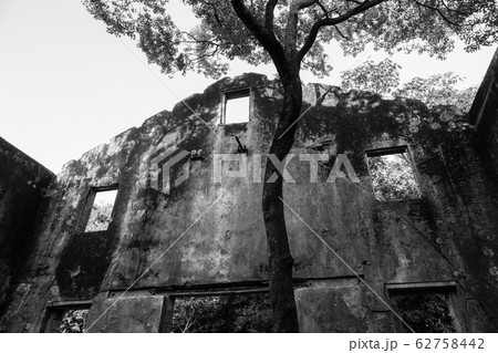 魚雷発射試験場跡　モノクロ　【長崎県東彼杵郡】 62758442