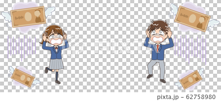 高校生 女子高生 男子高生 マンガ アニメ キャラクター イラストのイラスト素材 62758980 Pixta