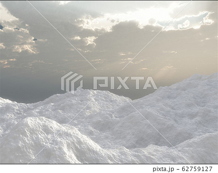 白銀の雪山 62759127