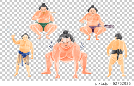 大相撲力士ポーズセット 62762926