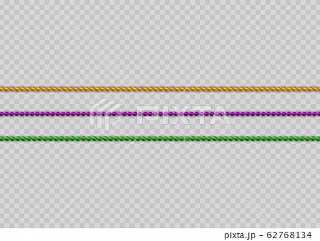 Green beads vector 62768134