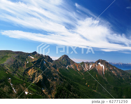 龍雲とそびえる夏の山稜【八ヶ岳連峰】 龍雲とそびえる夏の山稜【八ヶ岳連峰】 62771250