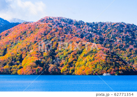 中禅寺湖の紅葉 62771354