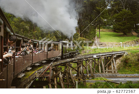 Vintage steam train 62772567