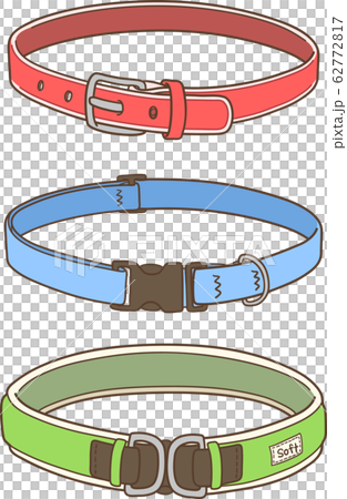 ペット用 犬用の首輪のイラスト素材