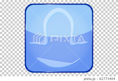 12 constellation blue icons: vector illustration: Libra 62773404