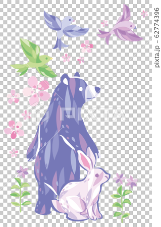 Spring animal illustration 62774396