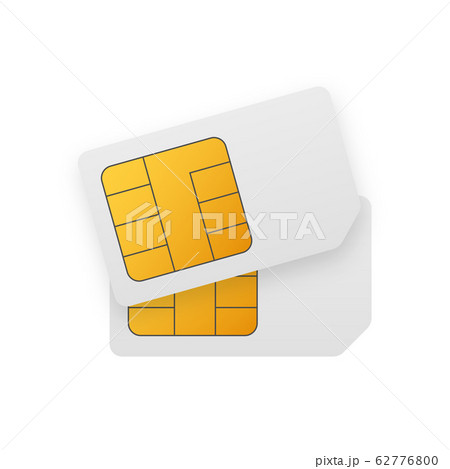 Vector Mobile Cellular Phone Sim Card Chip Vector Mobile Cellular Phone Sim Card Chip 62776800