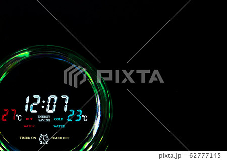 Closeup of water cooler display. Clear drinking 62777145