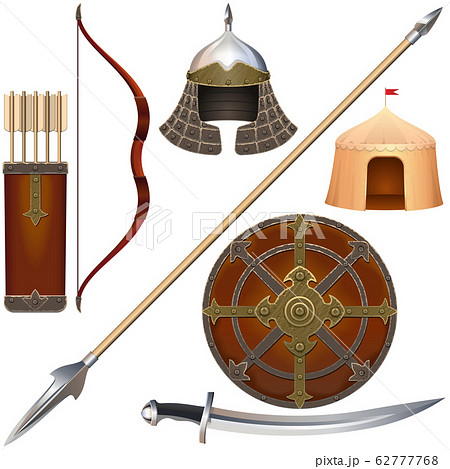 Vector Nomadic Knight Armor Icons Set 4 62777768