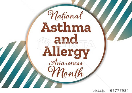 May is Asthma and Allergy Awareness Month. Holiday concept. Template for background, banner, card 62777984