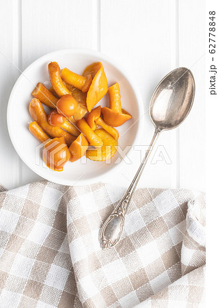 Pickled mushrooms. Marinated mushrooms. 62778848