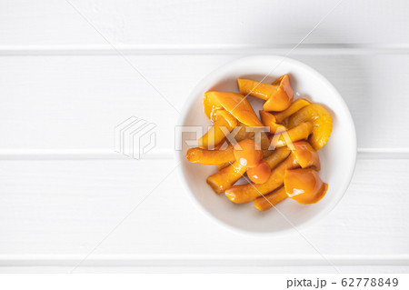 Pickled mushrooms. Marinated mushrooms. 62778849