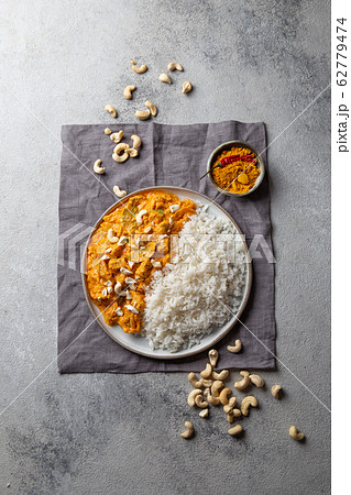 Tradishional Indian Food Lamb Korma with Cashew 62779474
