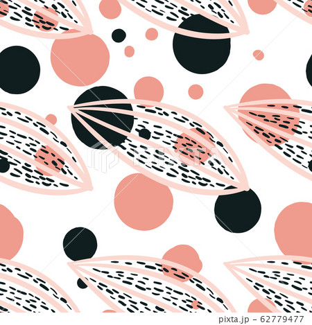 Pastel pink and grey brush stroke pattern 62779477