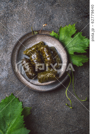 Traditional Middle Eastern dolma or tolma. Grape 62779640