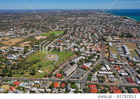 フリーマントルの港湾都市の空撮の写真素材 [62782811] - PIXTA