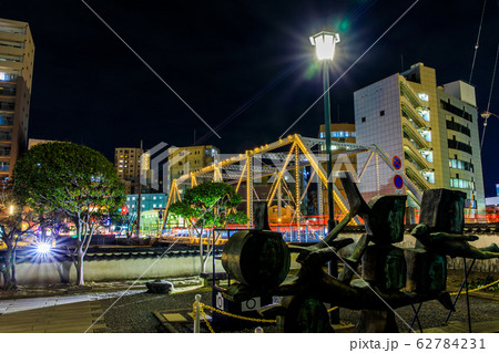 長崎出島　和蘭商館跡の夜景　【長崎市】 62784231