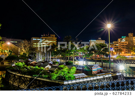 長崎出島 和蘭商館跡の夜景 【長崎市】 長崎出島 和蘭商館跡の夜景 【長崎市】 62784233
