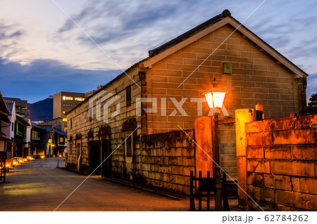 長崎出島　和蘭商館跡の夜景　【長崎市】 62784262