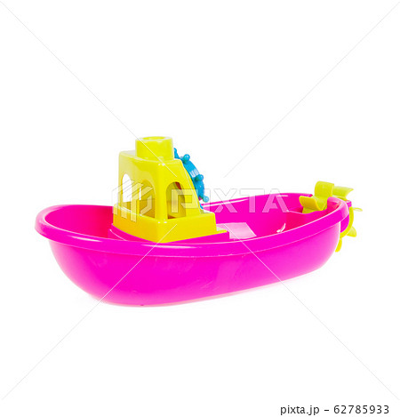 Toy or baby plastic boat toys on the background 62785933