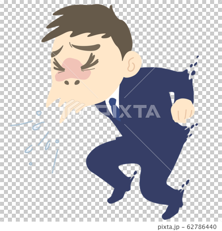 くしゃみ エチケット - 単品 62786440