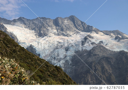 マウントクック、国立公園、アオラキ、世界遺産、セアリーターンズトラック（ニュージーランド）、３月 62787035