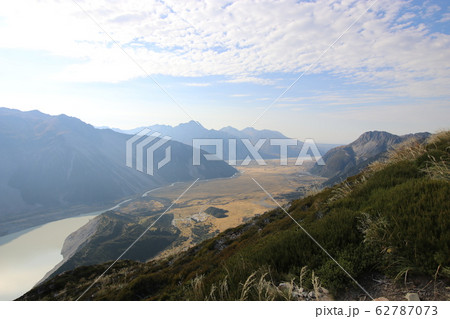 マウントクック、国立公園、アオラキ、世界遺産、セアリーターンズトラック（ニュージーランド）、３月 62787073