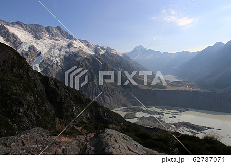 マウントクック、国立公園、アオラキ、世界遺産、セアリーターンズトラック（ニュージーランド）、３月 62787074