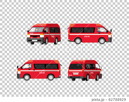 Fire truck, fire engine, illustration, set Fire truck, fire engine, illustration, set 62788929