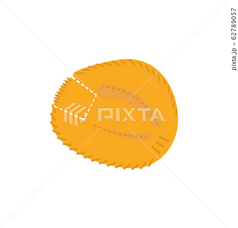 野球道具 キャッチャーミットのイラスト素材