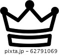 王冠アイコン(シンプル) [crown icon (simple)] 62791069