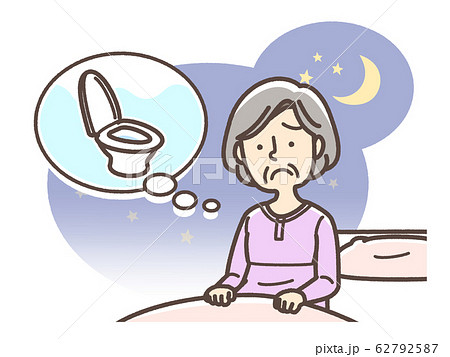 夜間頻尿 おばあさん 夜間頻尿 おばあさん 62792587