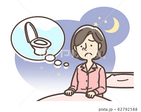 夜間頻尿　中年　女性 62792588