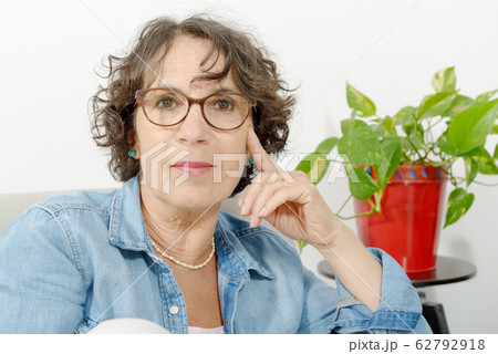 portrait of a middle-aged woman portrait of a middle-aged woman 62792918