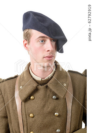 portrait of a young French soldier in 1940 portrait of a young French soldier in 1940 62792919
