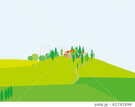 オルチャ渓谷　val　d'orcia　トスカーナ　toscana　春 62792998