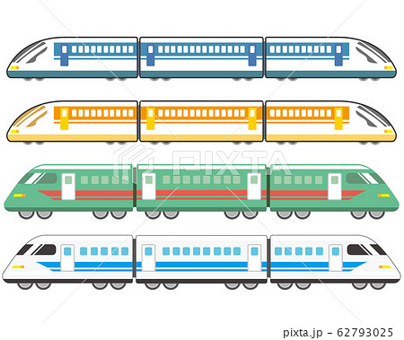 新幹線　電車　列車　鉄道　アイコン　 62793025