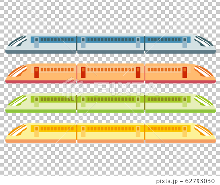 新幹線　電車　列車　鉄道　アイコン　 62793030