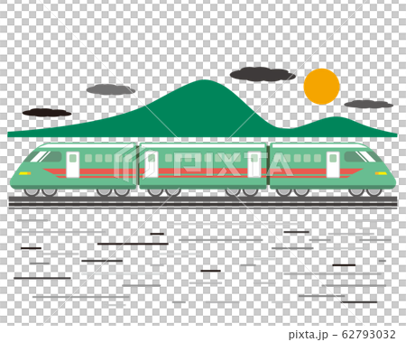 新幹線　電車　列車　鉄道　アイコン　 62793032