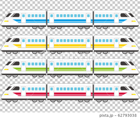 新幹線　電車　列車　鉄道　アイコン　 62793038