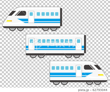 新幹線 電車 列車 鉄道 アイコン のイラスト素材