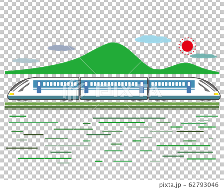 新幹線　電車　列車　鉄道　アイコン　 62793046
