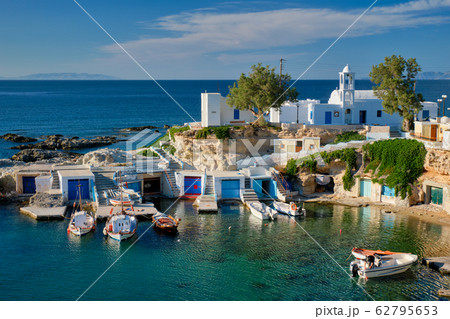 Mandrakia village in Milos island, Greece Mandrakia village in Milos island, Greece 62795653
